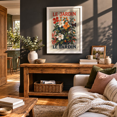 Le Jardin Floral Botanical - Framed Print