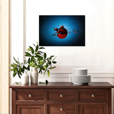 Reproduction d'art mural abstrait contemporain