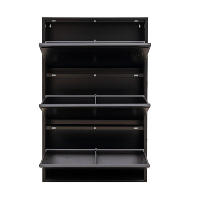 Cathelene 6 - Pair Shoe Storage Cabinet