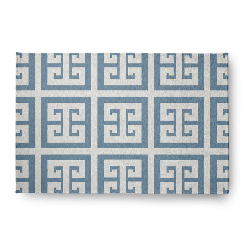 Chenille Geometric Indoor Rug, Rectangle 4' x 6'