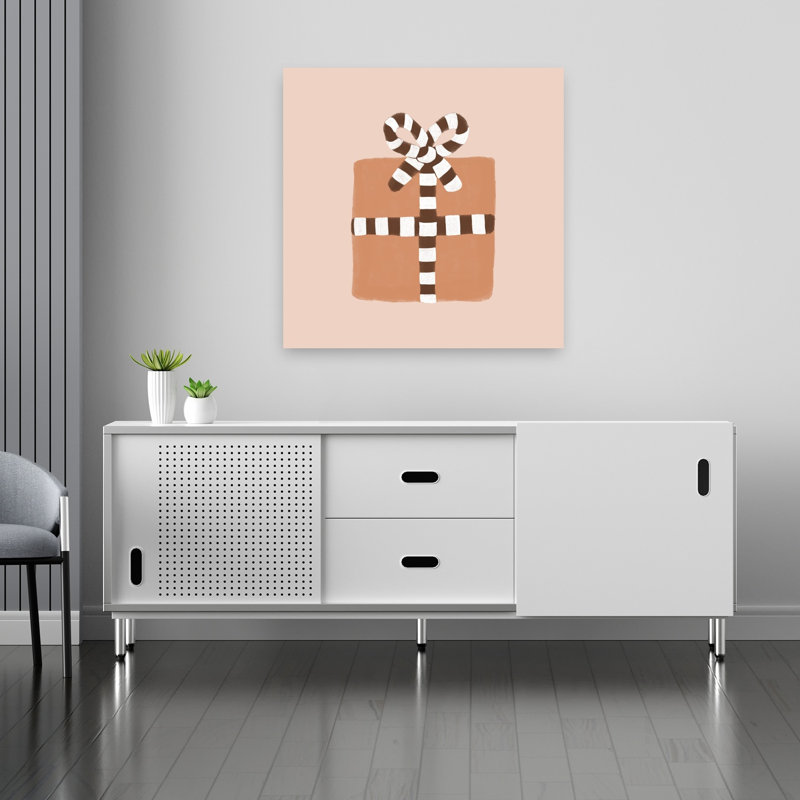 Impression d'art contemporain abstrait festif, 36" H x 36" W