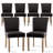 Sofid Nailed Trim Faux Leather Waterproof Upholstered Parsons Dining Chairs (Set Of 6)-1763770617-1763770613