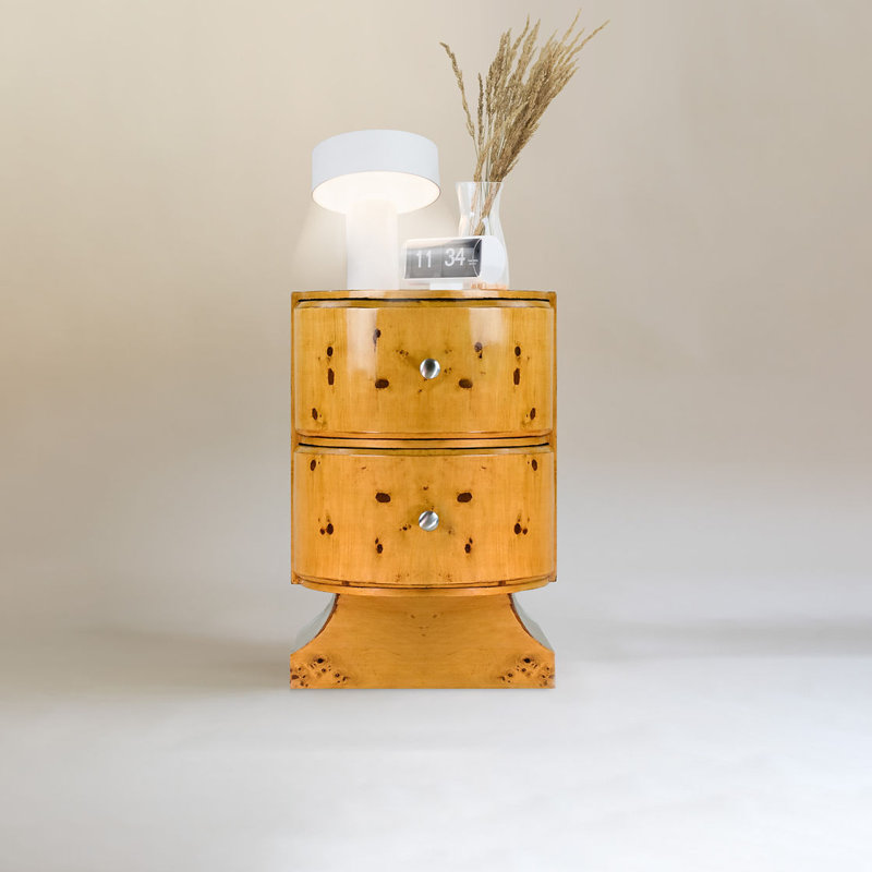 Hentz 50cm W Bedside Table