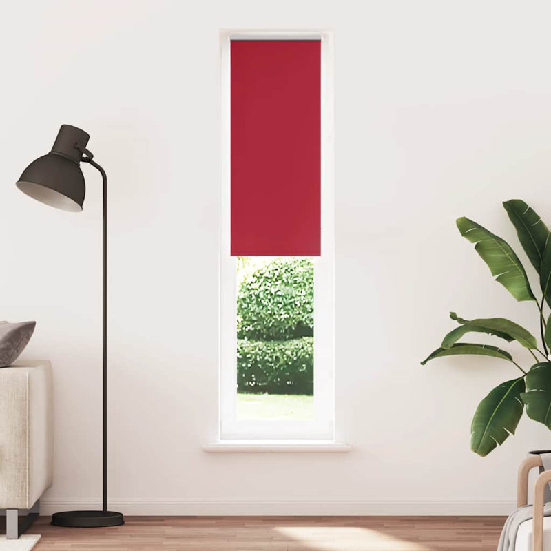 Roller Blind, Red, 55cmW x 210cmL