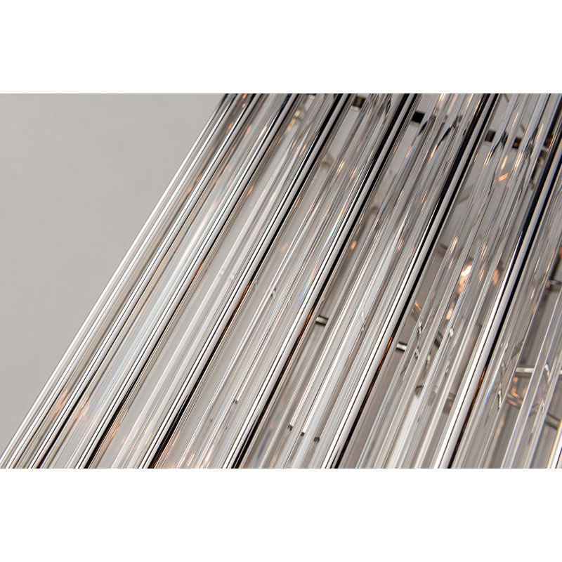 Wallis Single Cylinder Pendant, Polished Nickel, 10
