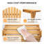 Chaise Adirondack pliante en bois de sapin couleur teck-130044147