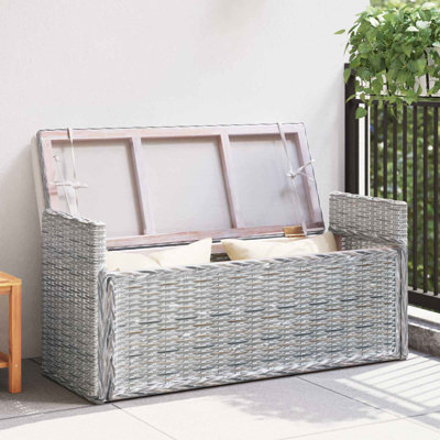Rattan Storage Bench