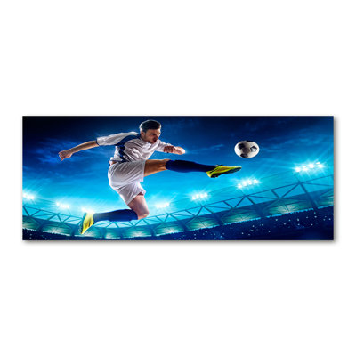Footballer - Wrapped Canvas Print