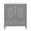 Meuble-lavabo 30 po avec lavabo simple, tiroir-839844226