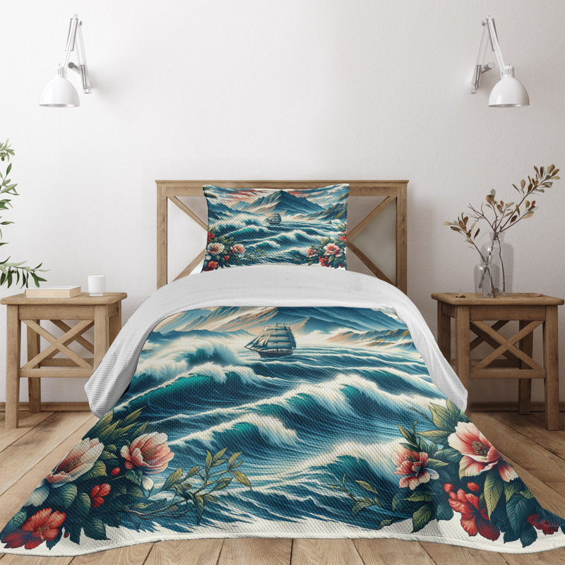 Polyester Coverlet, Twin Coverlet + 1 Standard Shams