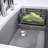 Performa Cascade SILGRANIT 32" Single Bowl Undermount Kitchen Sink with Colander - Volcano Gray-1833119184