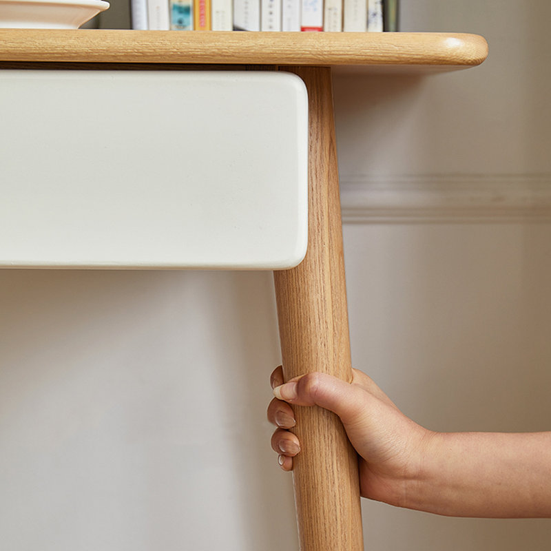 Bureau d'écriture Modern Simple, Marron clair, H 29,92 po x l 55,11 po x P 22,04 po