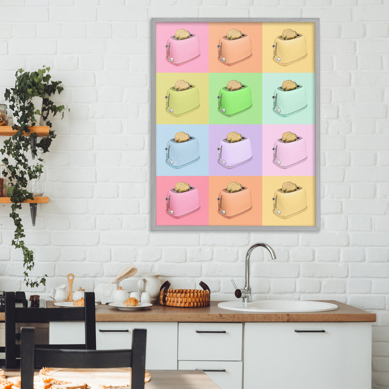 Giclée encadrée Golden Disco, 30 x 24, Giclée de ferme grise encadrée