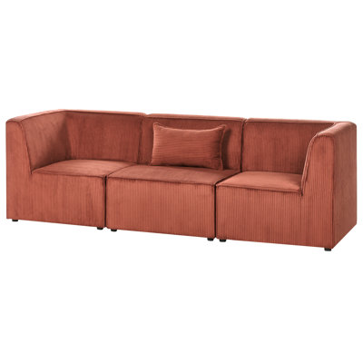 Teina 3 Seater Corduroy Sofa