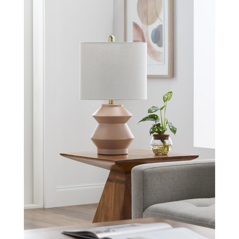 Lampe de table Boyes, Rose