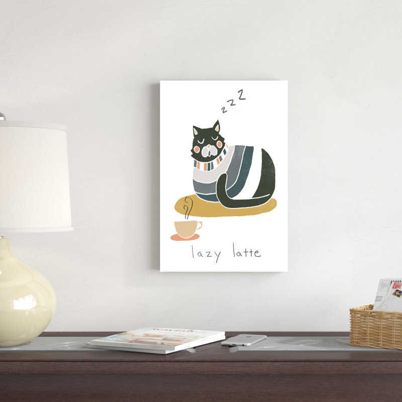 Coffee Cats II, H 18 po x l 12 po