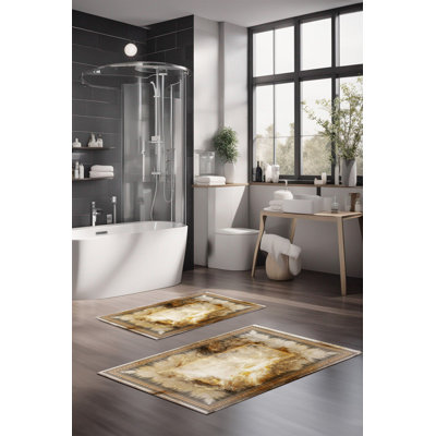 Ensemble de tapis de bain Eakly (2 pièces)