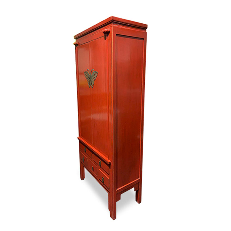 Armoire haute Butterfly - rouge