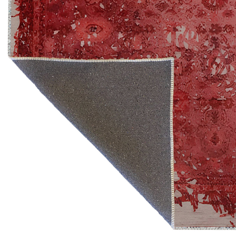 Tapis intérieur / extérieur en polypropylène tissé à la machine Ulrika, Rectangle 5 pi x 6 pi 6 po