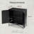 Modern Storage Cabinet With Geometric Pattern