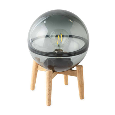 Jaban Wood Globe Lamp