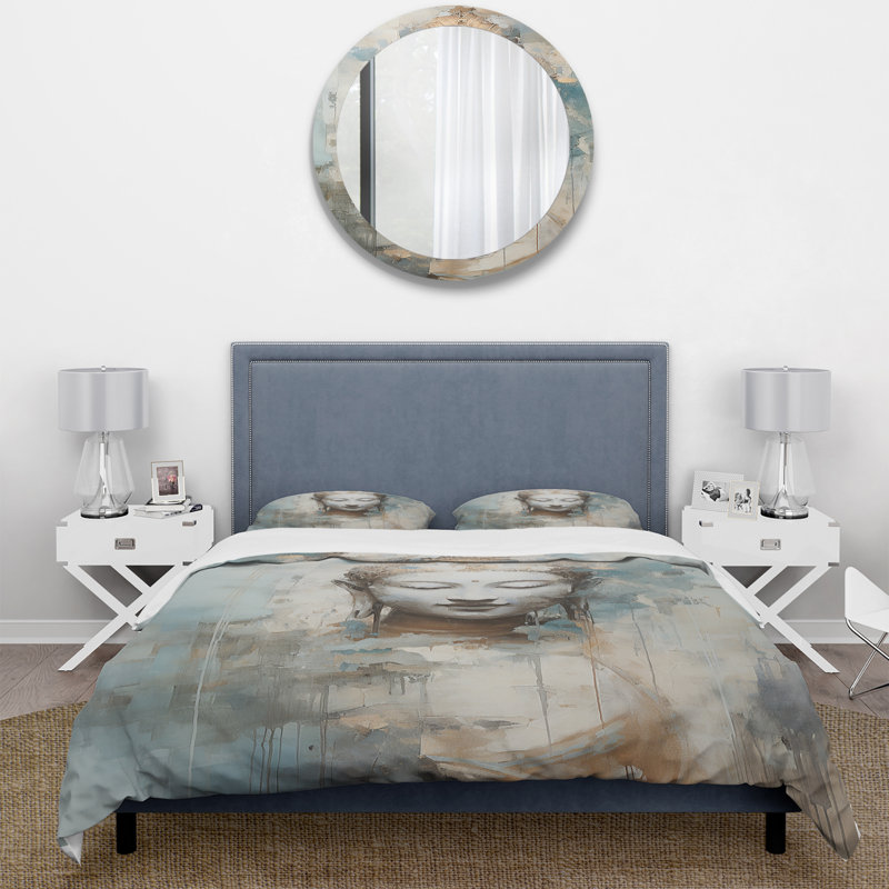 Ensemble de housse de couette Bouddhisme, Housse de couette très grand et 2 très grandes t