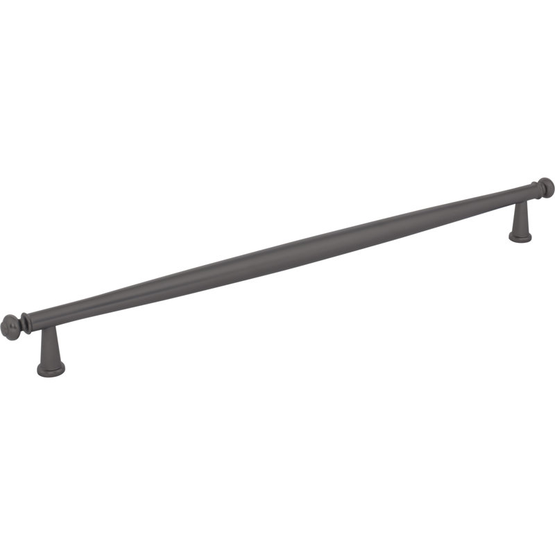 Coddington Bar Pull, Ash Gray, 12" Center To Center