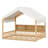 House-Shaped Daybed With Fense-756841893