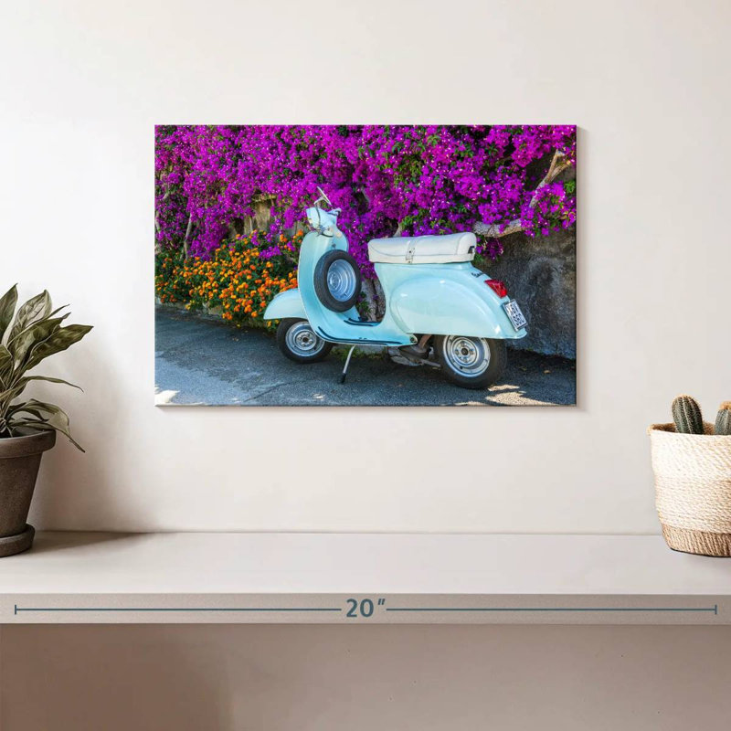 Mehar Classic Vespa Italie, H 8 po x l 12 po