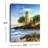 The Lighthouse W/ Scripture 18x24 Fully Illuminated ColorChange LED Print