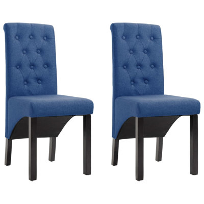 Dining Chairs Side Chair with Solid Wood Legs for Home Kitchen Fabric by Ebern Designs