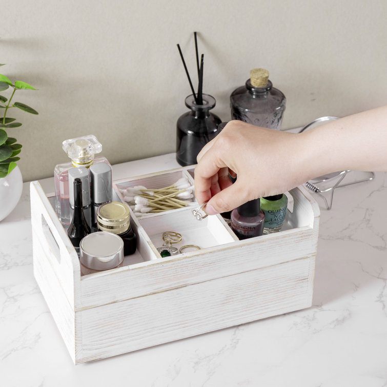 Wooden Makeup Organizer Latitude Run