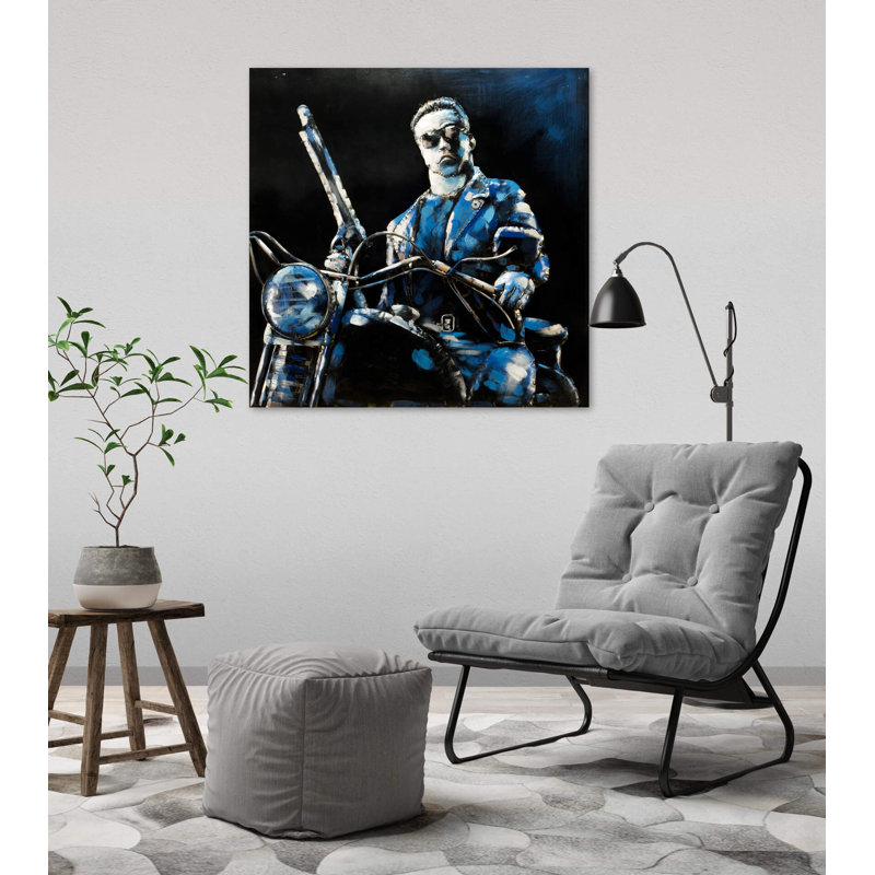 Handmade Industrial Transportation Wall Decor on Metal