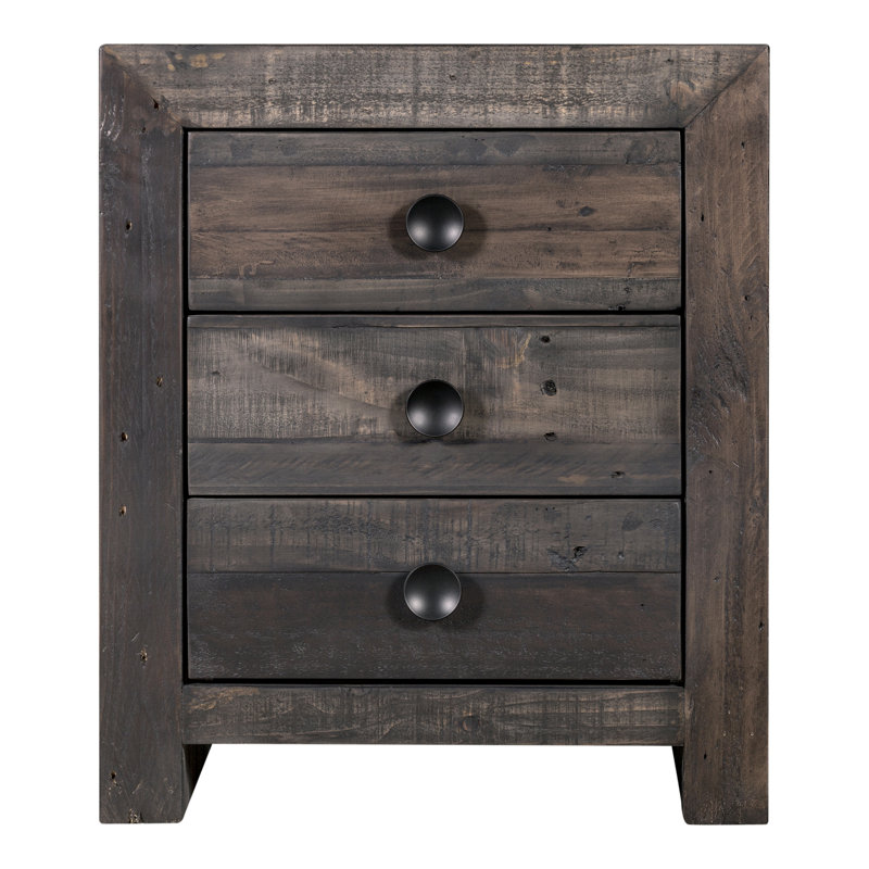 Annandale 3 - Drawer Solid Wood Nightstand