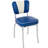 Retro Home Upholstered 'V' Back Dining Chair-18734019