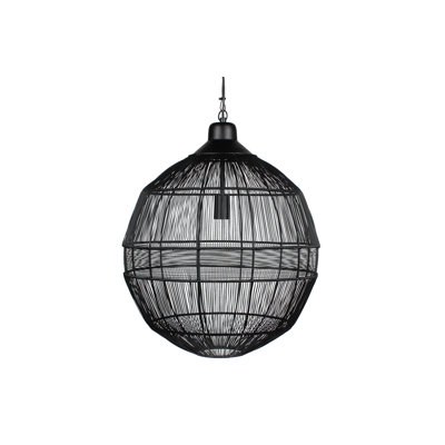 Houchin 1 - Light Matt Black Single Pendant