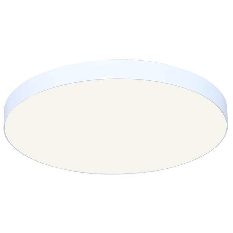 Black LED Edgeless Flush Mount, 1" H x 12" W x 12" D, Yes, Matte Black