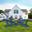 Ensemble de 4 chaises Adirondack en plastique Bickford-99306046