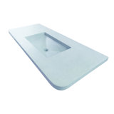 Newterra Concrete Handmade Rectangular Console Bathroom Sink