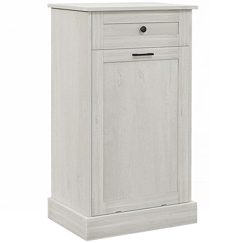 Armoire de recyclage autoportante pour cuisine, Gris clair