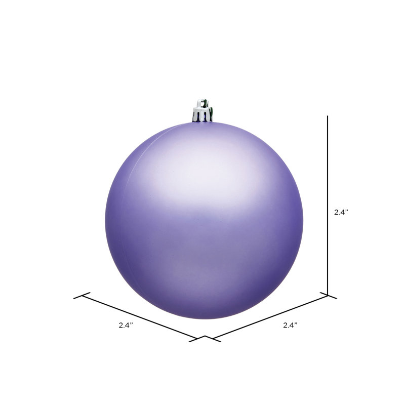 Boule incassable 2 po, Lavande mat