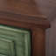 Green&Walnut Solid + Manufactured Wood Rectangular Console Table