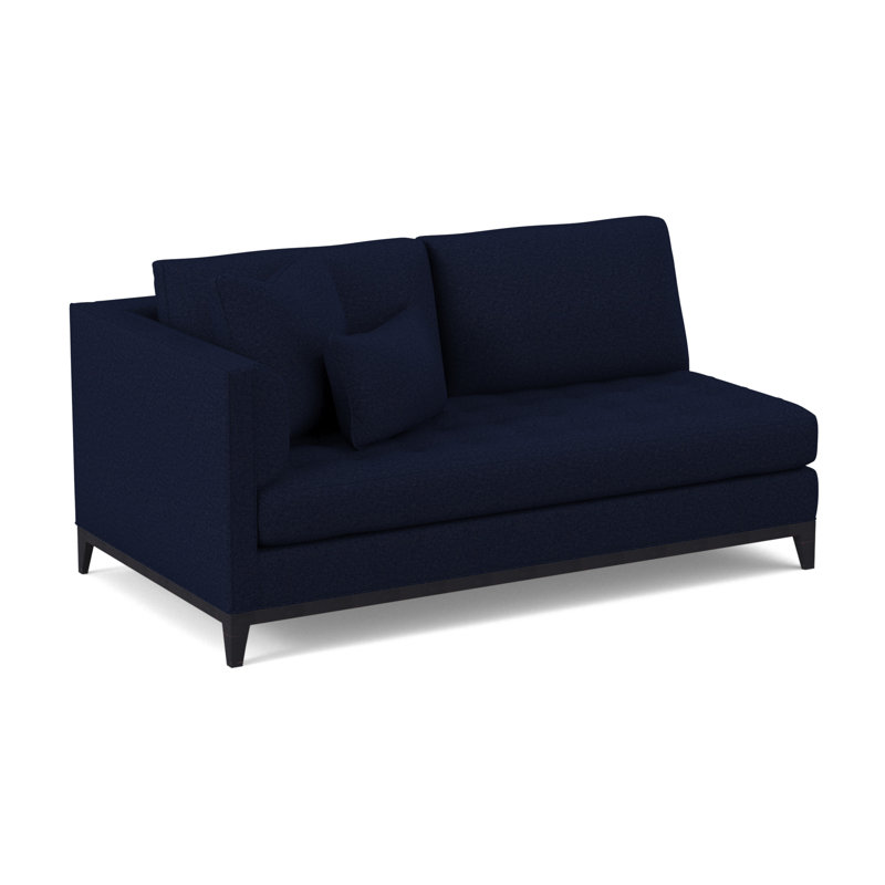 Paramount Upholstered Sectional Symmetrical, Vintage Ebony, Margaret Uniform