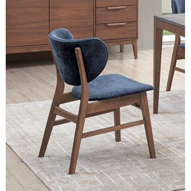 Kaniqua 0'' H Upholstered Side Chair, Blue