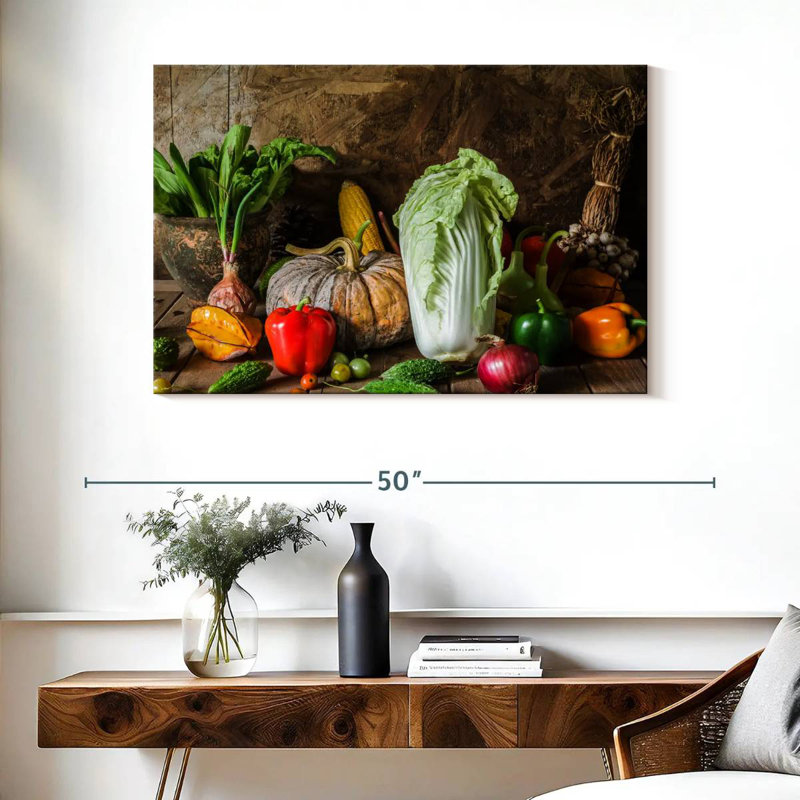 Yarlin Vegetables, 26" H x 39" W
