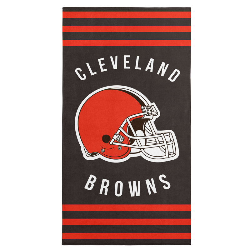 Serviette de plage NFL Stripes, Browns de Cleveland