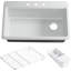 Riverby™ Single-Bowl Top-Mount Kitchen Snk with Accessories-125042861-125042863