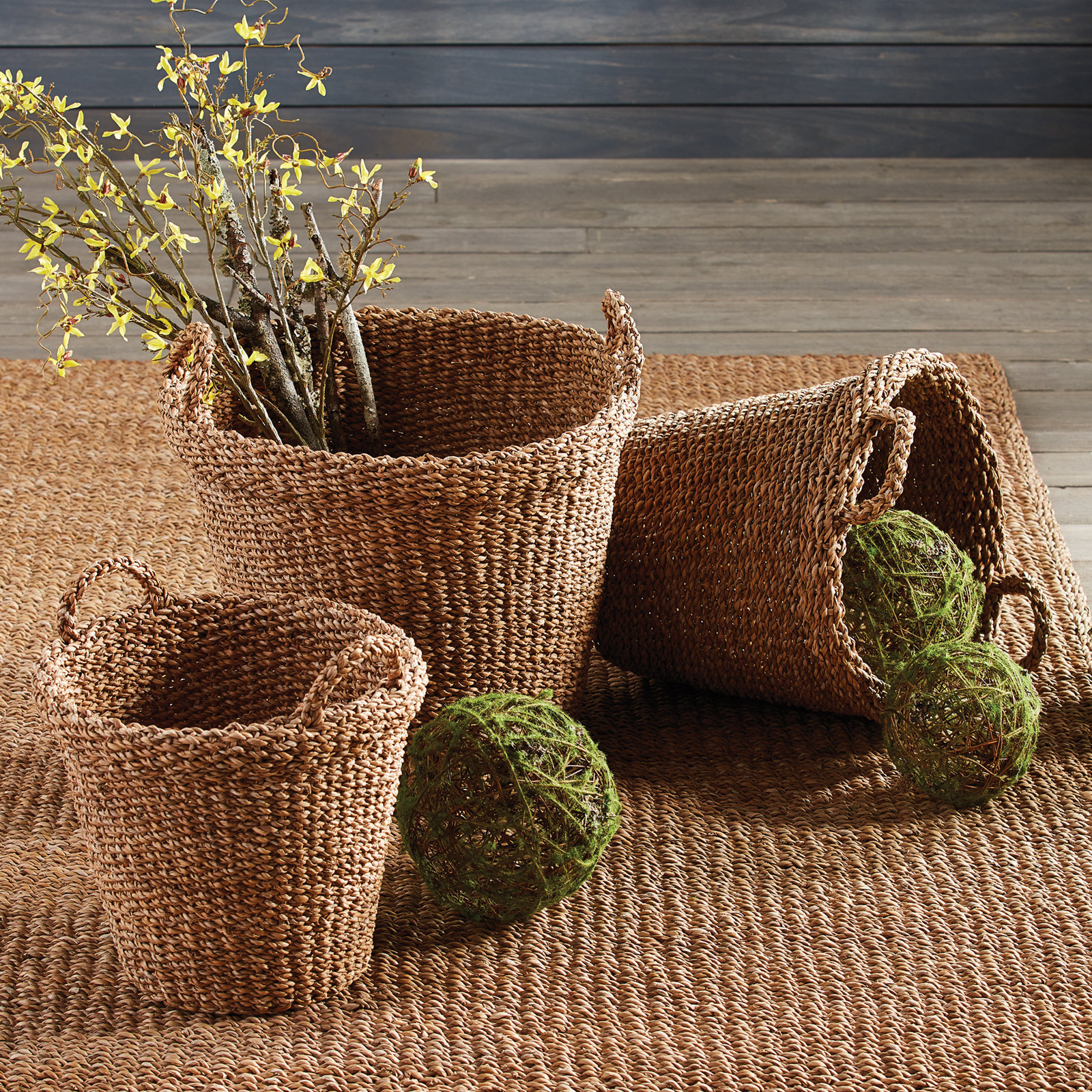 Charton Handmade Seagrass Decorative Basket 3