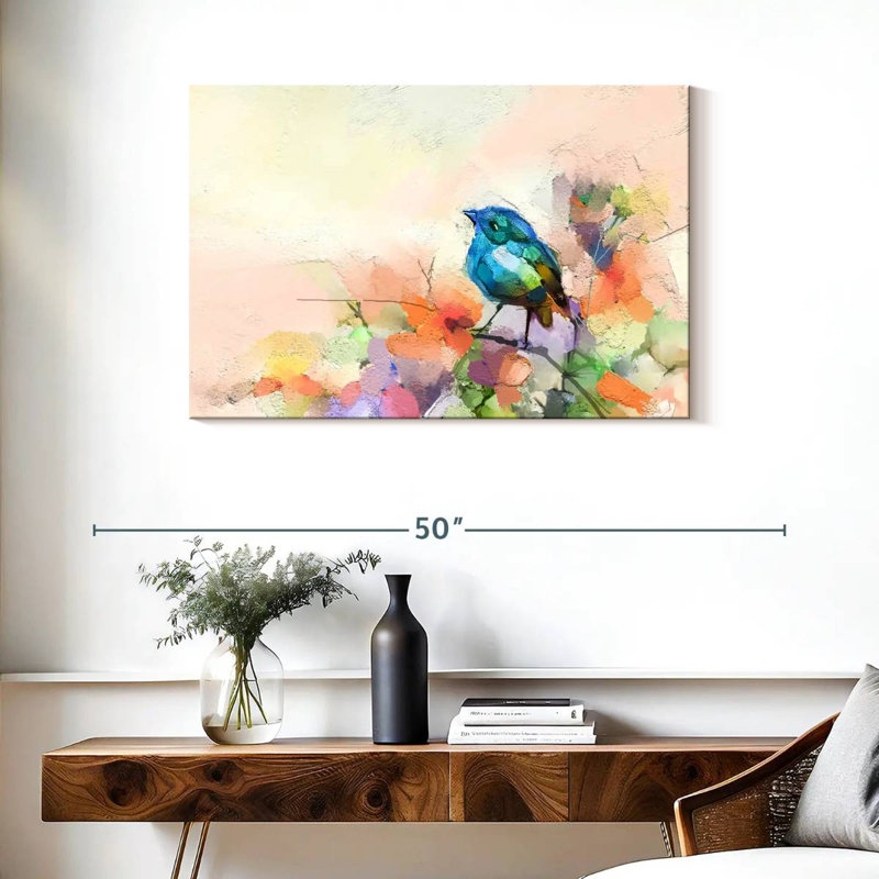 Brampt Bird Abstract, 24" H x 36" W