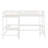 Wooden High Loftbed With Ladder，Safety Guardrail And 2 Built-In L-Shaped Desks-569341290